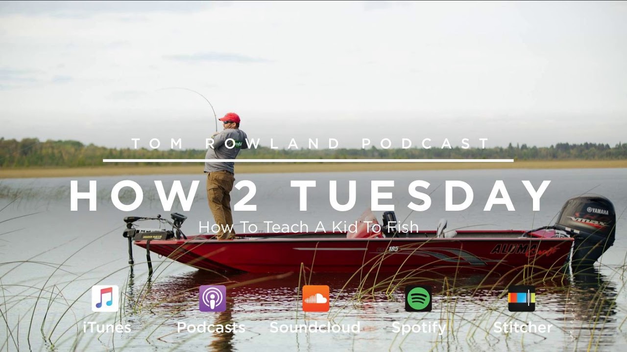 How to teach a kid to fish with Flukemaster Gene Jensen on the Tom Rowland Podcast