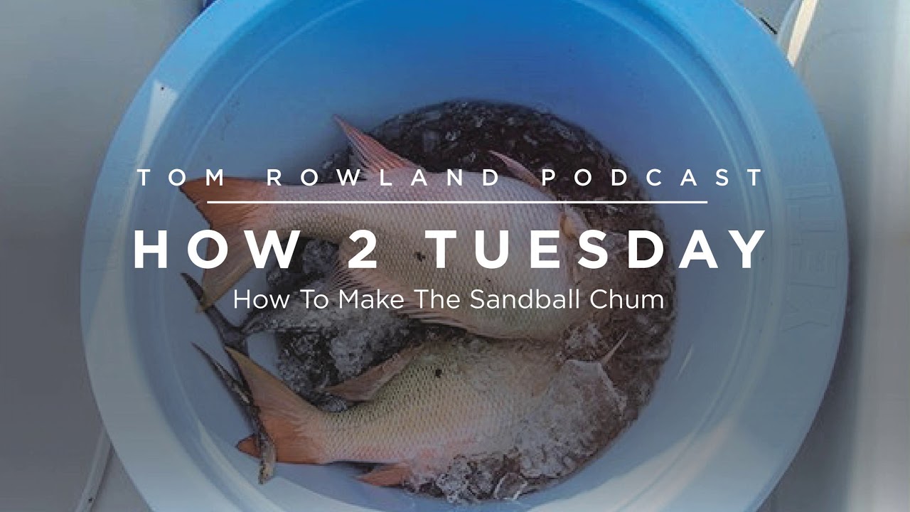 Sand-ball chum mixed to a peanut-butter consistency in a five-gallon bucket