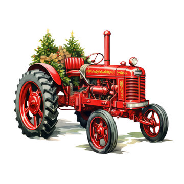 A Festive Tractor