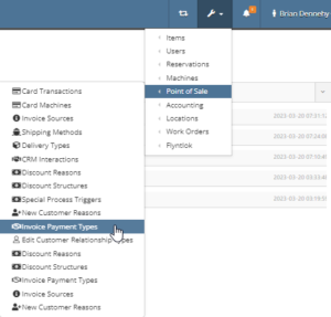 Invoice Payemtn Type