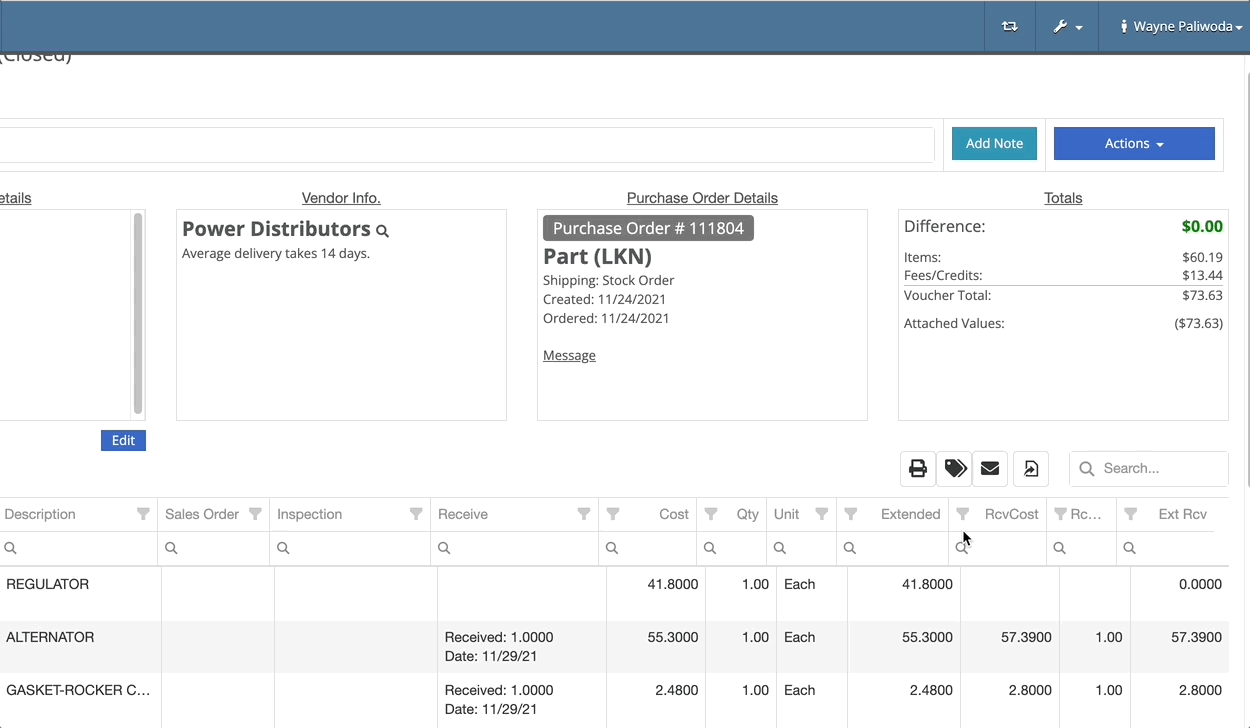 BulkPrintLabels for December 1st, 2021 Release Notes