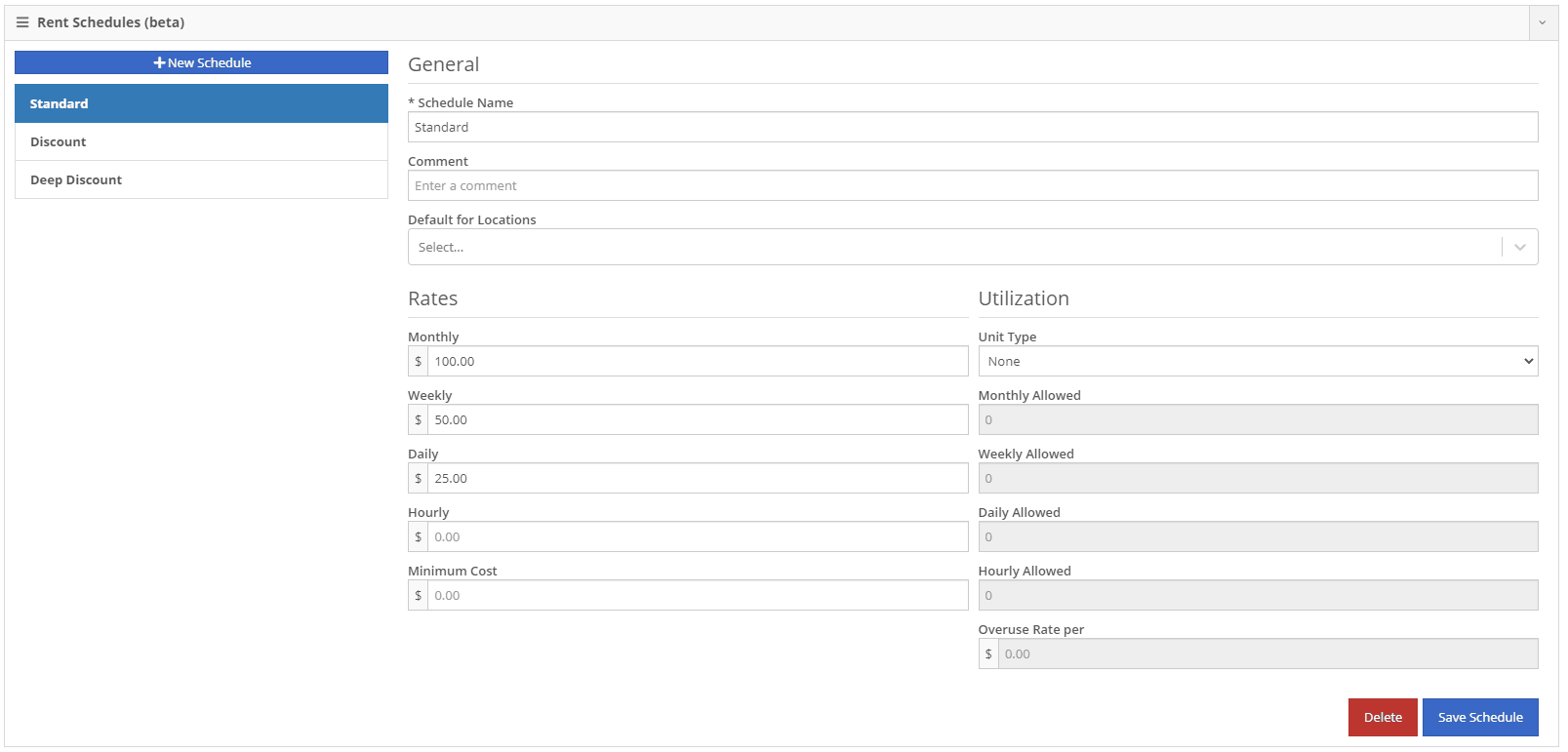 Rentschedule for August 11th, 2021 Release Notes