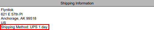 shipMethod for July 28th, 2021 Release Notes