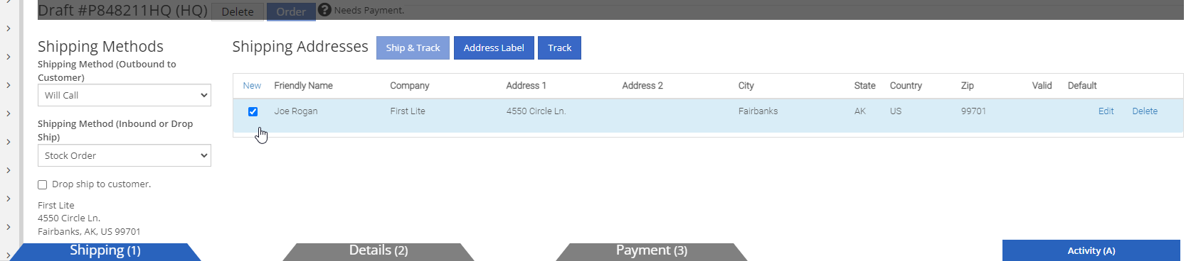 69ed4860c25e5aee0cbe071d Shipping tab for Flyntlok Website