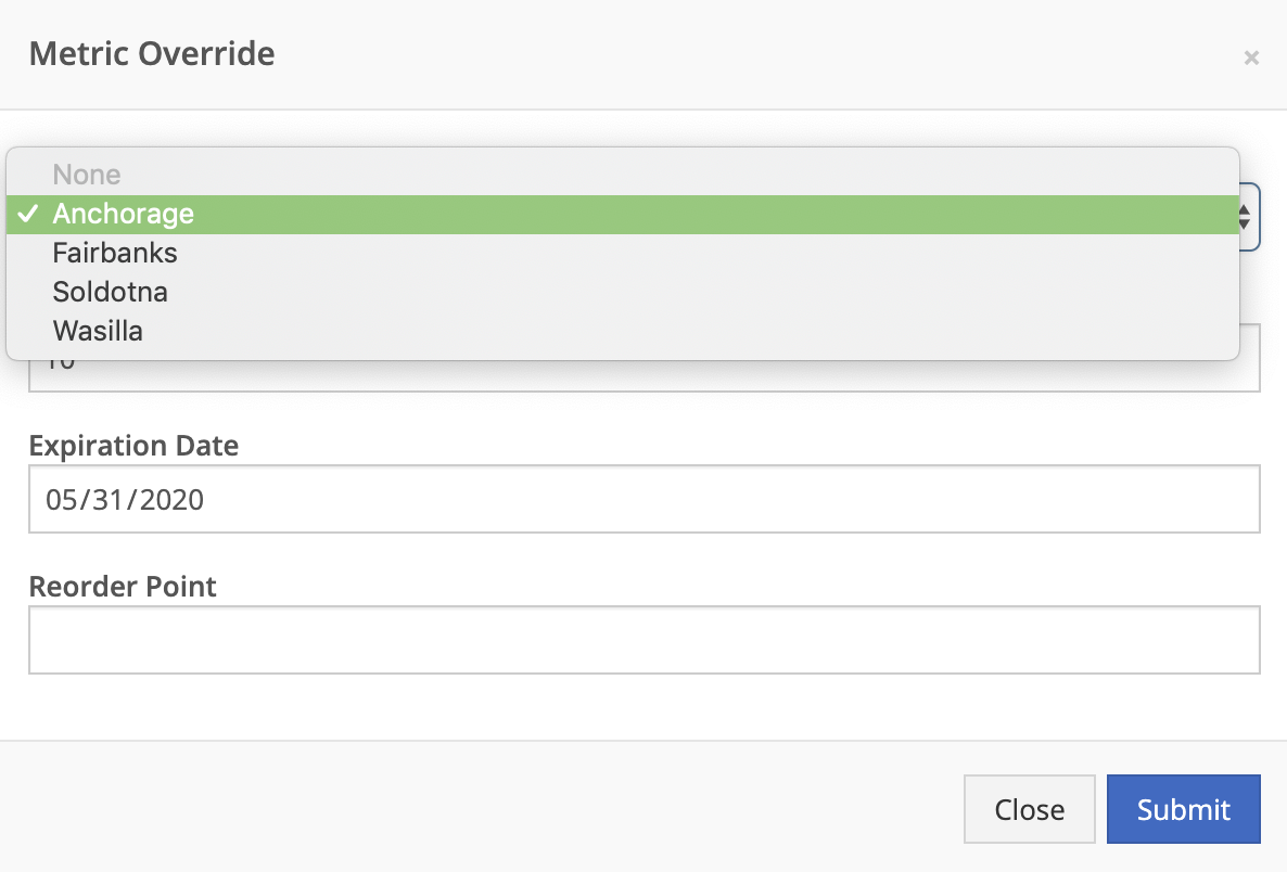 metric override for Flyntlok Website