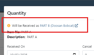 receive as modal for October 1st, 2025 Release Notes