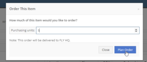 Plan Order