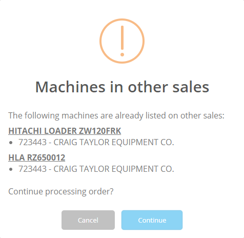 machinesalewarning for May 12th, 2021 Release Notes