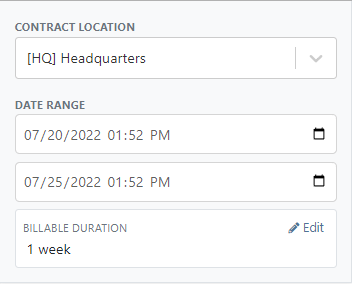 RENTAL LOC SELECTION for July 20th, 2022 Release Notes