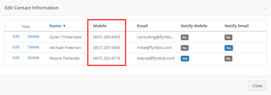 mobilephone for March 17th, 2021 Release Notes