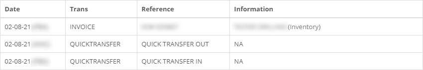 quickTrans for February 10th, 2021 Release Notes
