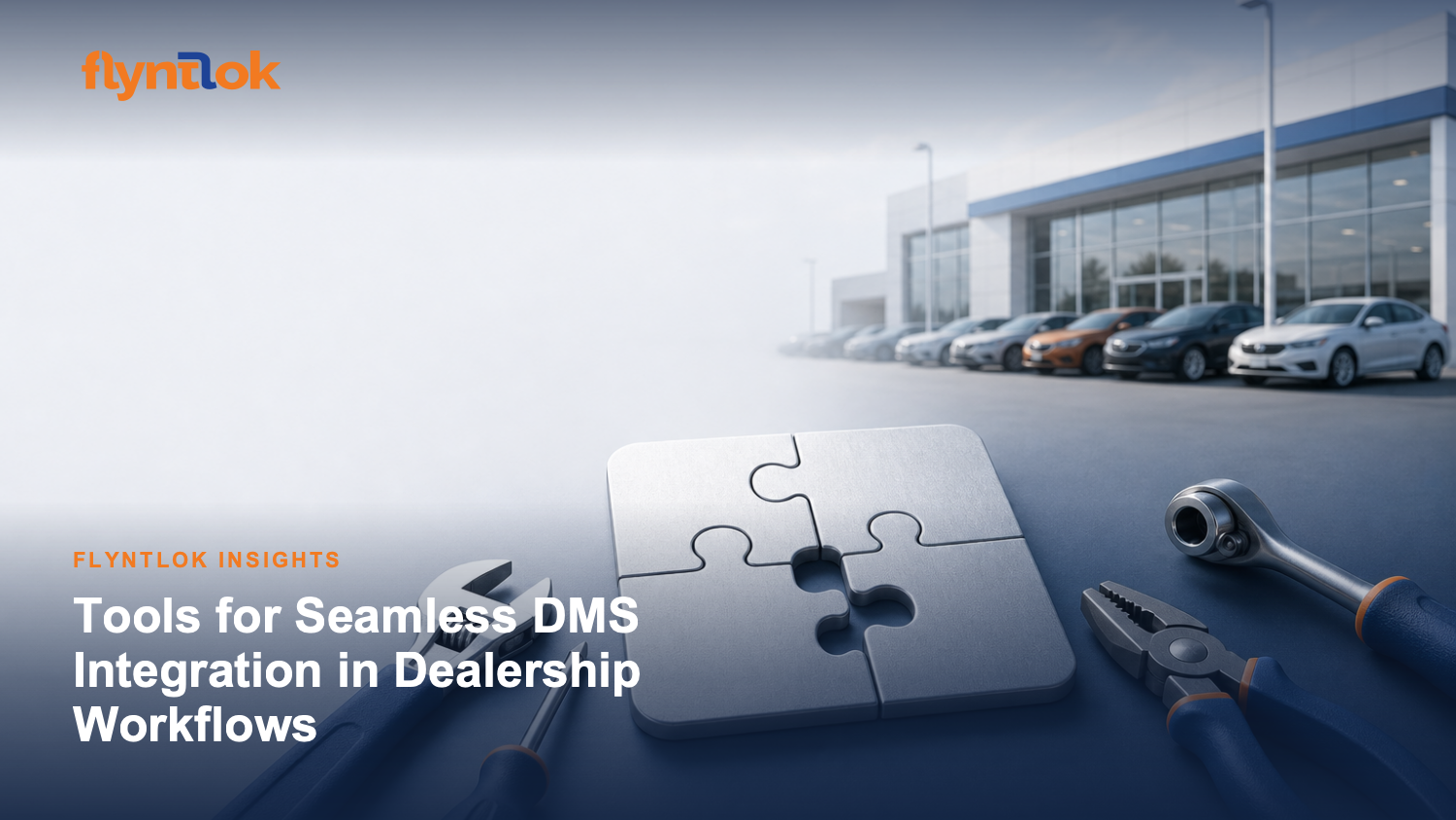 Editorial illustration for Tools for Seamless DMS Integration in Dealership Workflows.