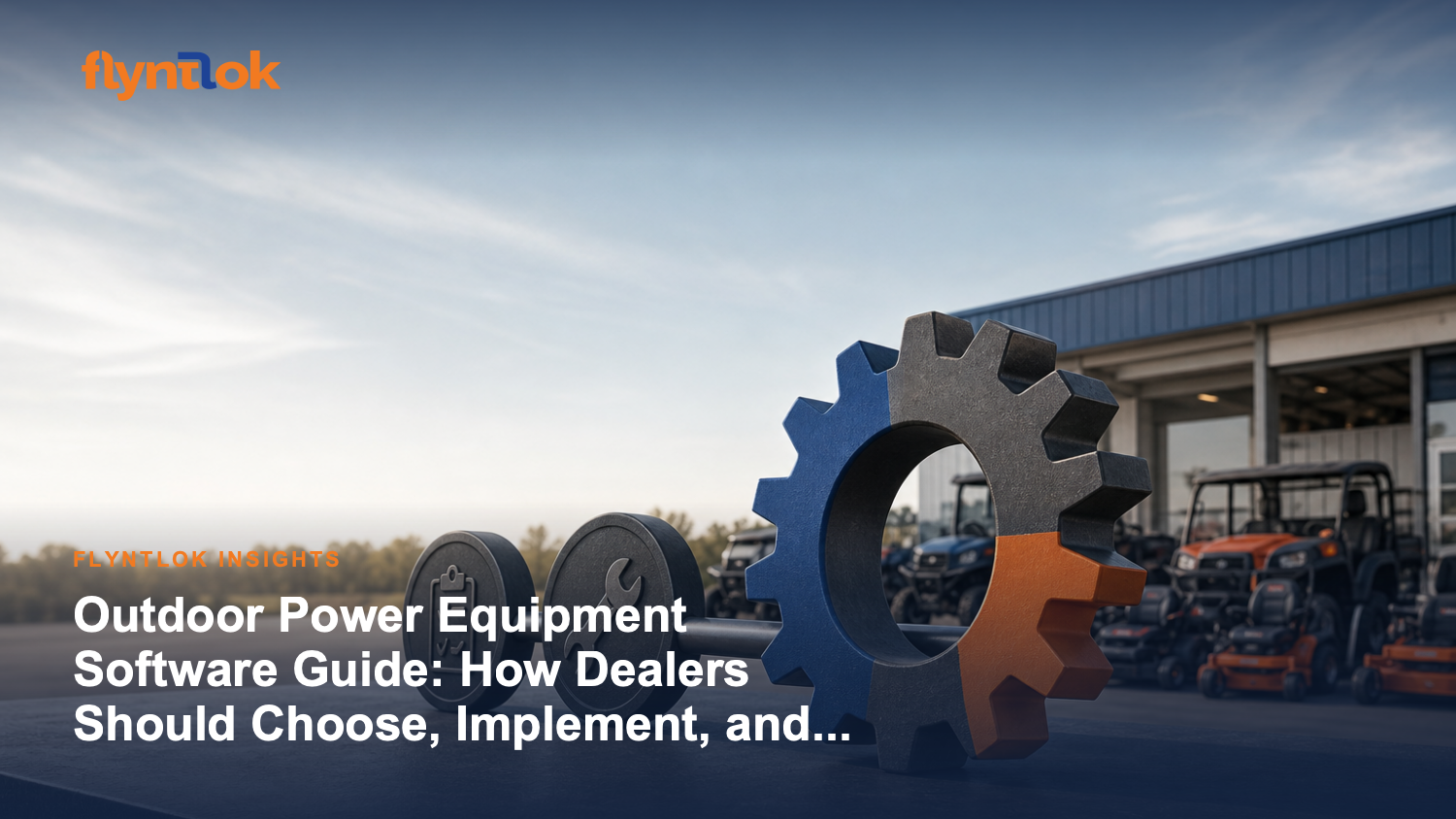 Editorial illustration for Outdoor Power Equipment Software Guide: How Dealers Should Choose, Implement, and Measure a System.