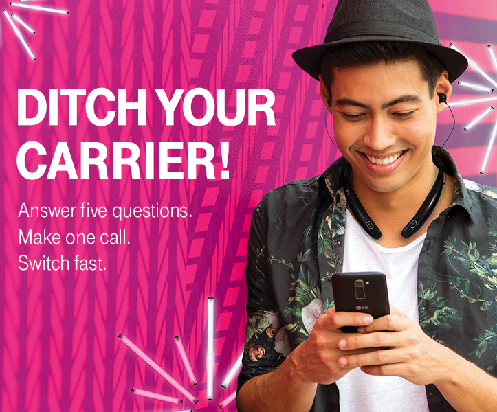 T-Mobile holiday website campaign