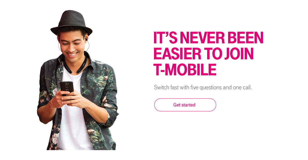 T-Mobile holiday website campaign