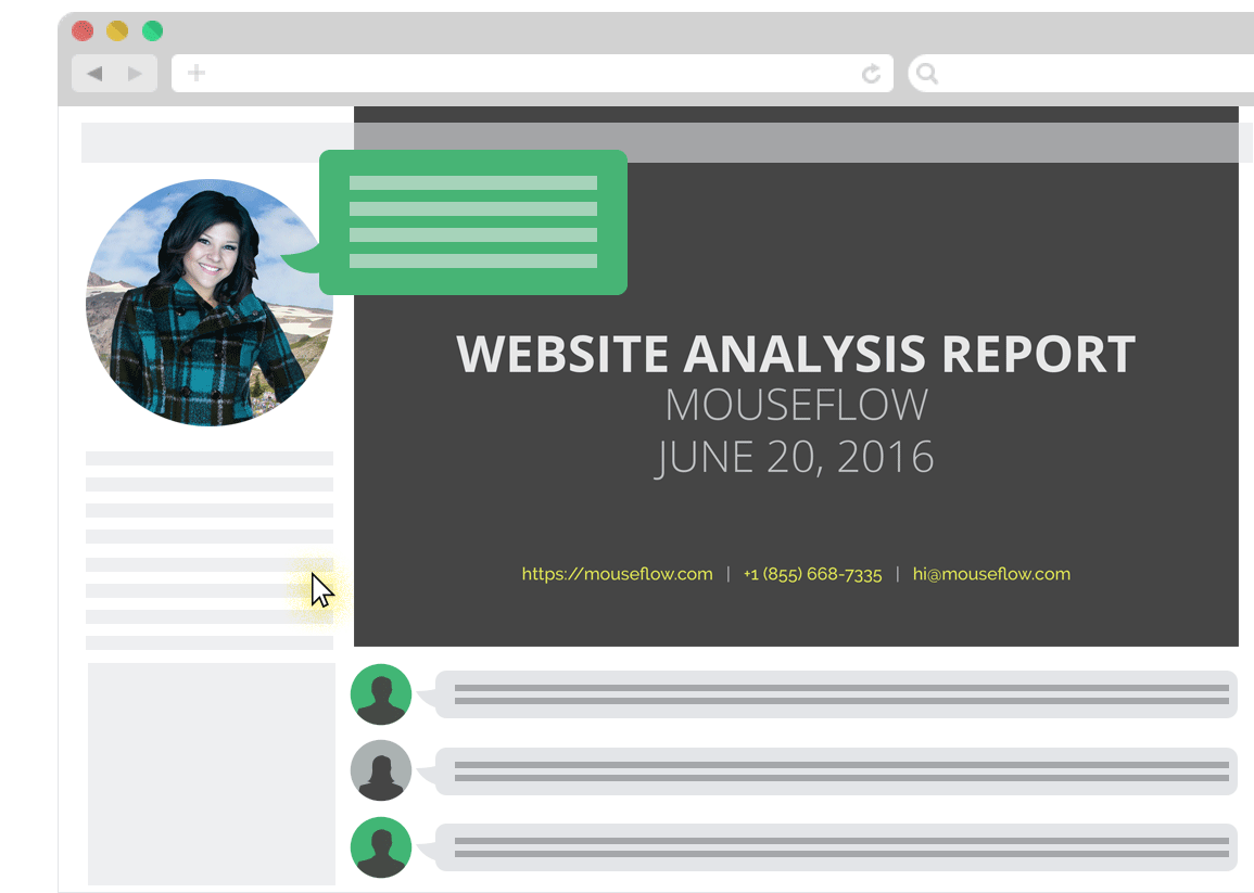 Mouseflow Consultation web page