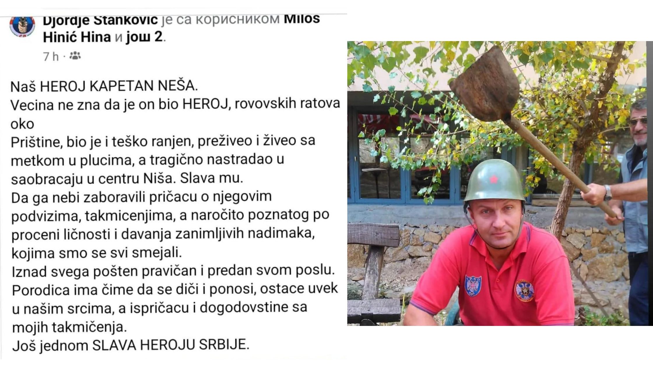 Nenad Radojcic, heroj rovovskih ratova oko Pristine