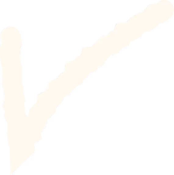 White check mark on a transparent background.