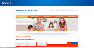 BCP mortgage application interface with inconsistent form design and user experience across digital platforms