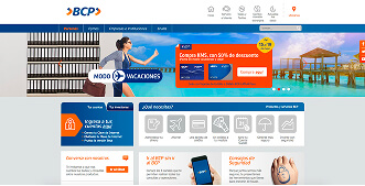BCP legacy website interface showing fragmented layout and inconsistent user experience before the design system implementation
