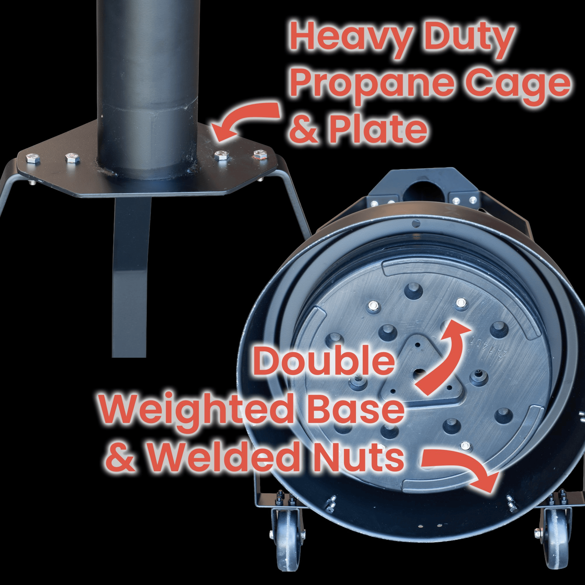 Double Weighted Stainless Steel Base