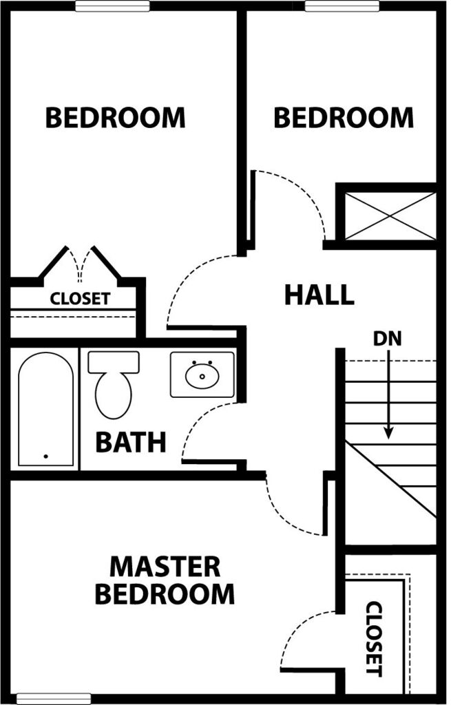 3 Bedroom layout