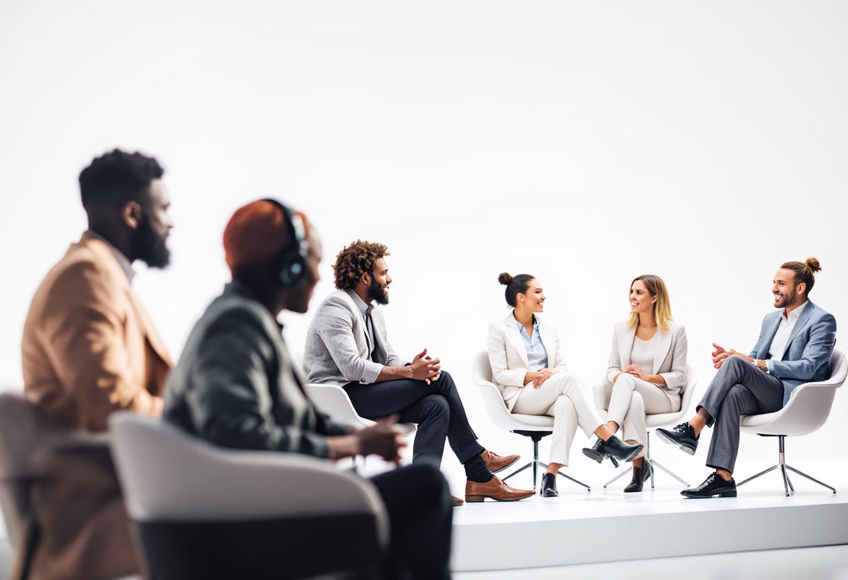 image of a tech conference (for a space tech)