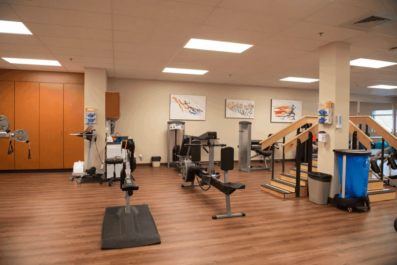 The gym at the AIM Facility in Douglas County
