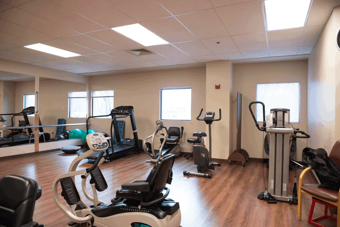 The gym at the AIM Facility