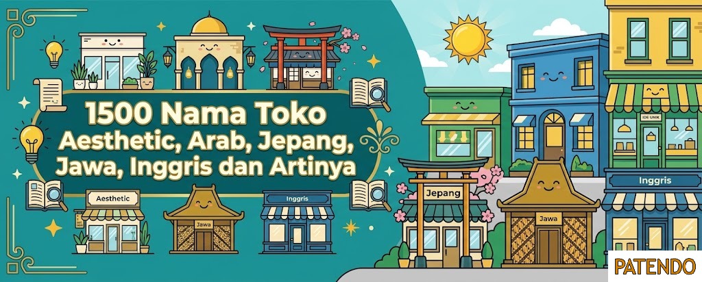 1500 Nama Toko Aesthetic, Arab, Jepang, Jawa, Inggris dan Artinya