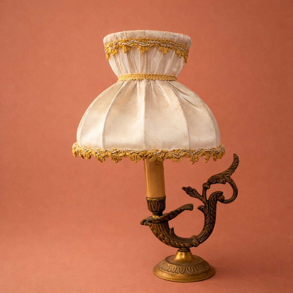 lampe à poser en laiton 