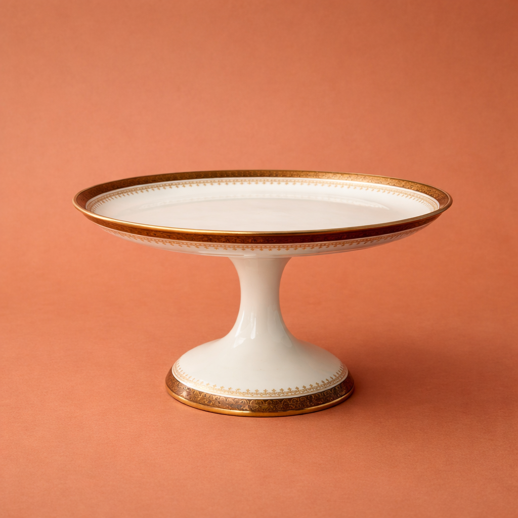 coupe sur pied en porcelaine