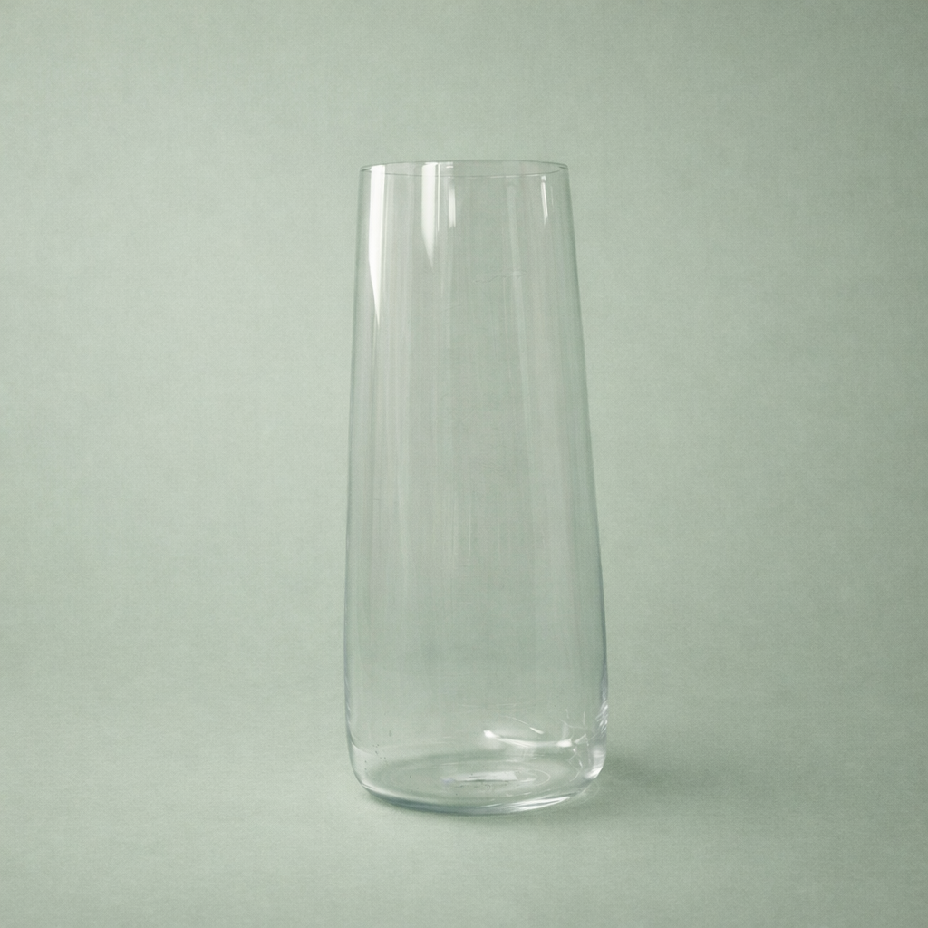 grand vase transparant