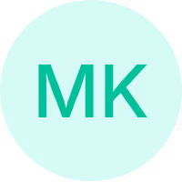 Kreisförmiges Profilbild mit den Initialen MK auf hellgrünem Hintergrund.