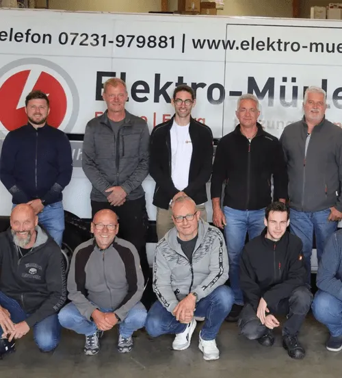 metergrid Elektro Partner Elektro Mürle mit dem vollen Team im Einsatz für Mieterstomprojekte