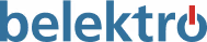 belektro Schriftzug mit Ausrufezeichen als Teil des Logos.