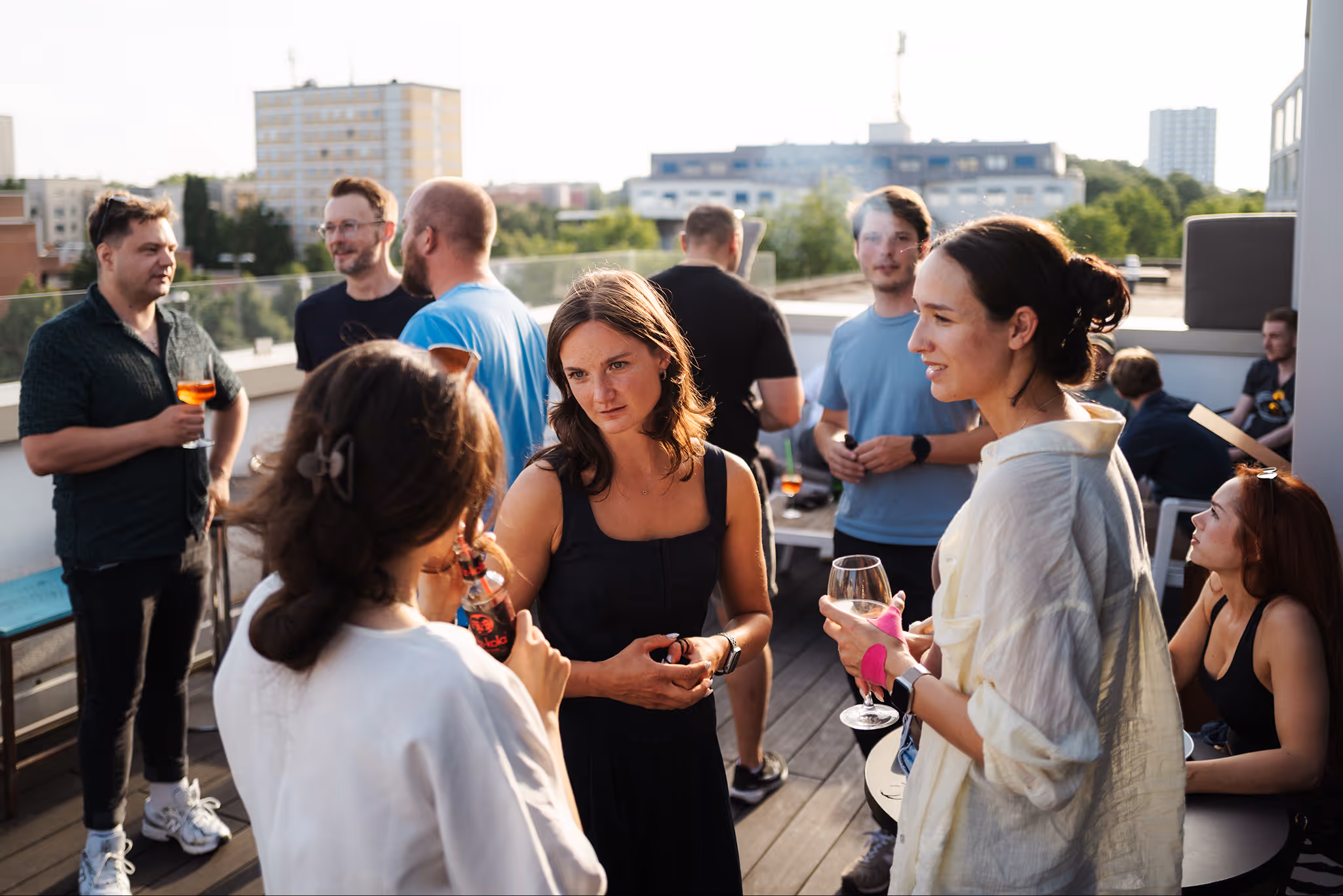 Anna Zorn, Naima Speidel beim metergrid Sommerfest 2026