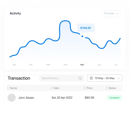 screen shot of the UX/UI of Aloha by Voyix reporting screen