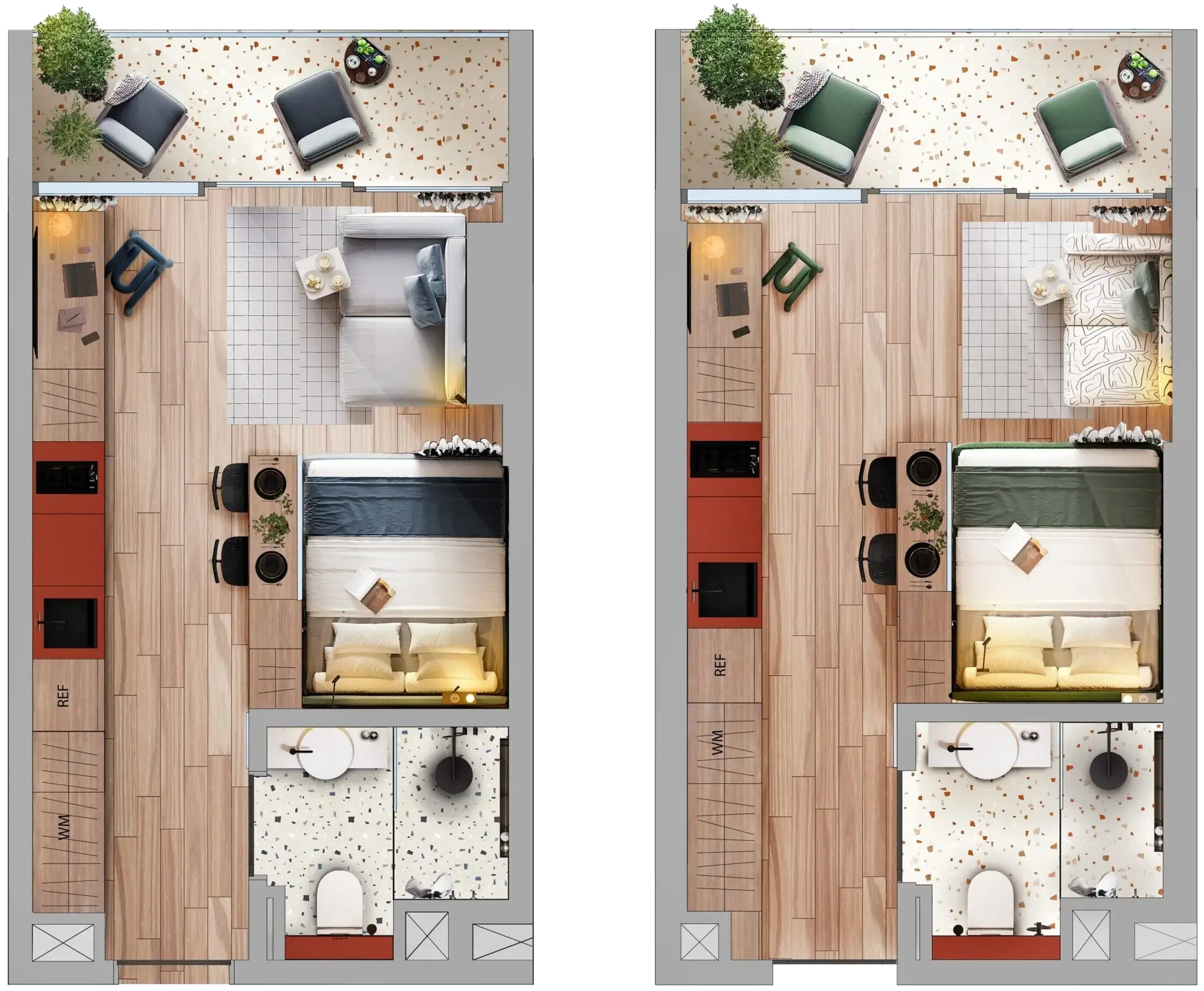 studio apartment plan