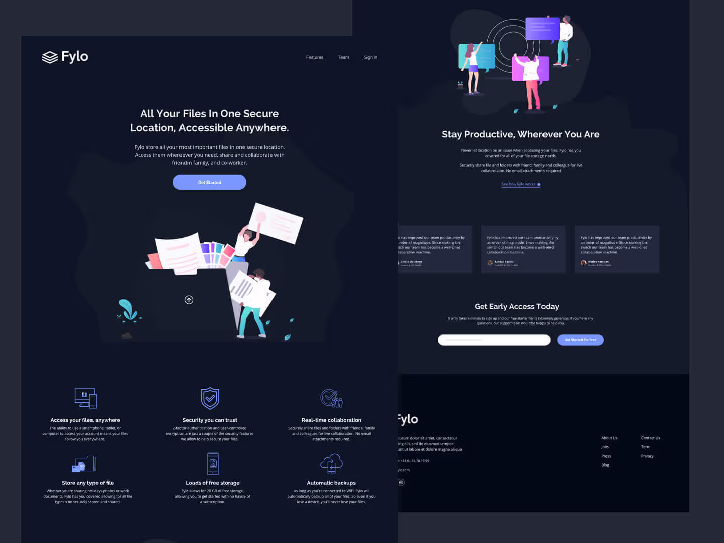 Landing pages 13