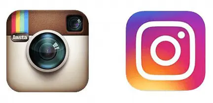 instagram old and new app icon