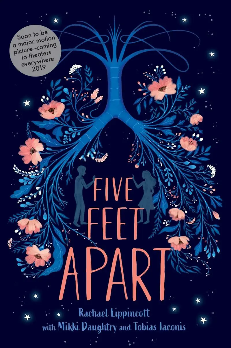 five feet apart book cover illustration