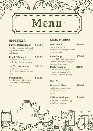 White green vintage restaurant food menu.png