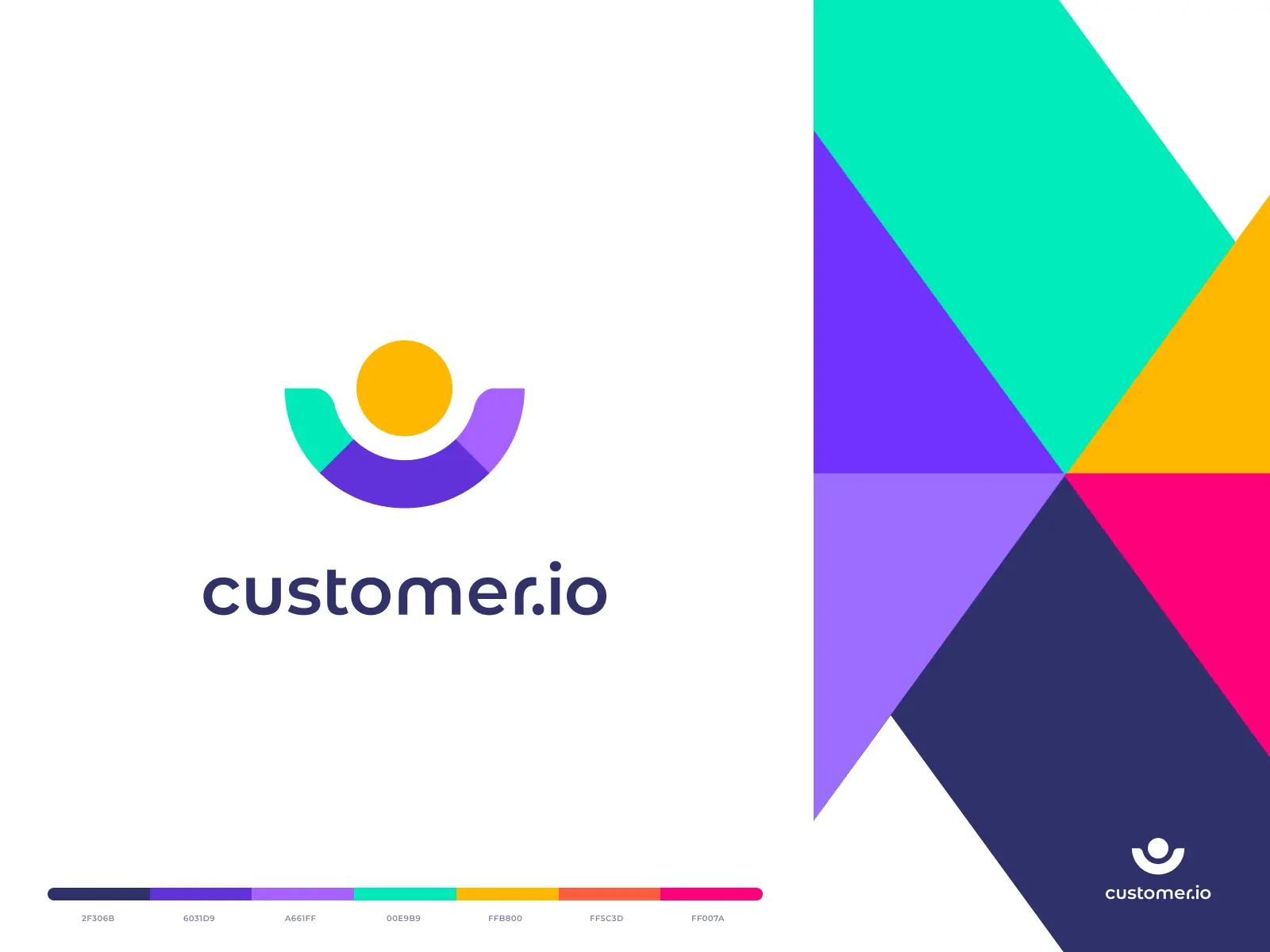 Colorful minimal logo