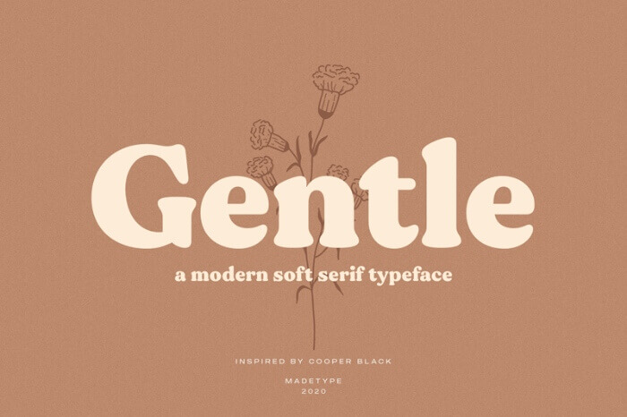 MADE gentle font