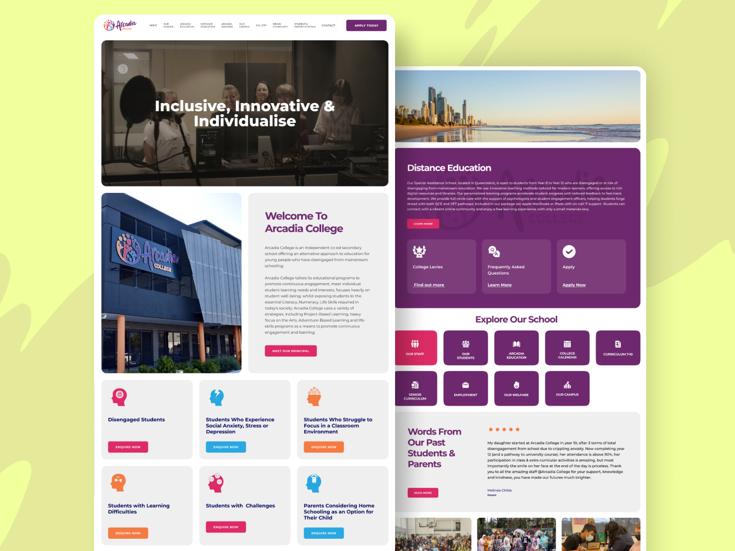 Landing pages 53