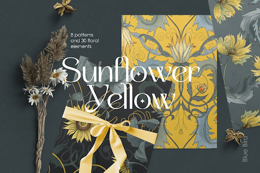 sunflower yellow vintage font.jpg