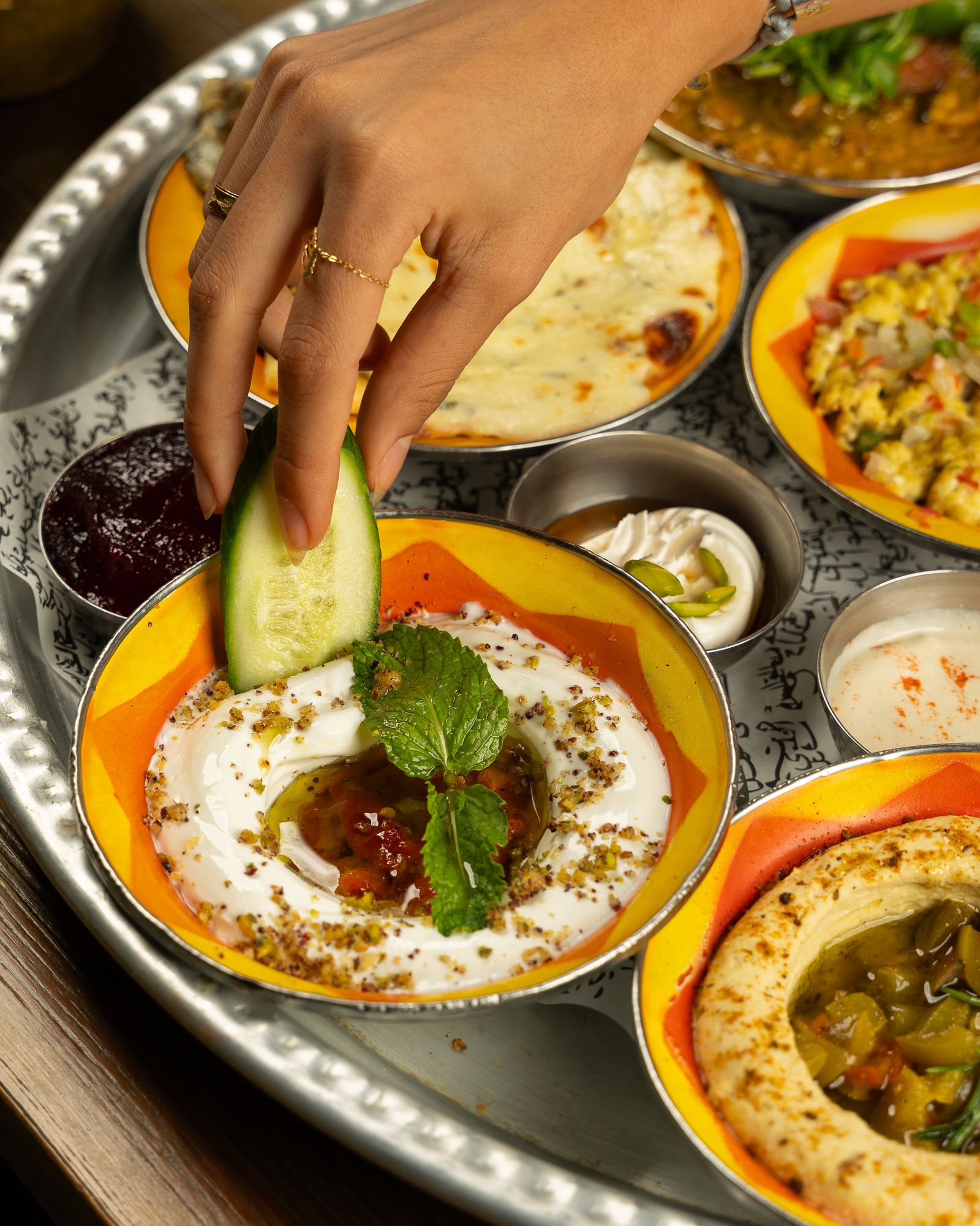 Orientalische Mezze und Vorspeisen