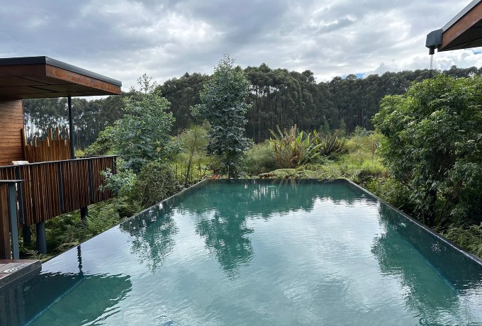 Swimming pool at One and Only Gorillas Nest.