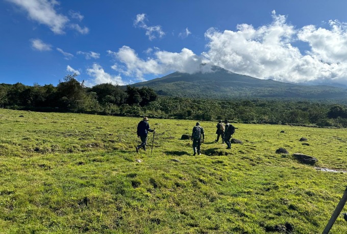 The start of the gorilla trek